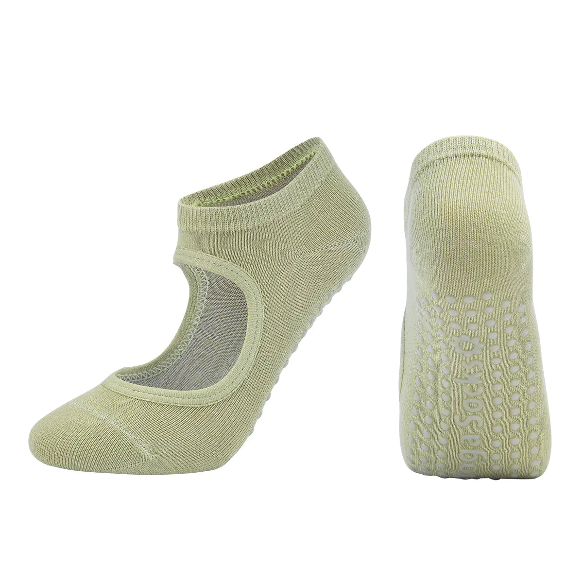 Low Cut FlexiGrip Yoga and Dance Socks – Non-Slip Closed-Toe Comfort
