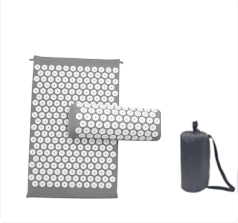 Acupressure Mat & Pillow Set with Carry Bag – Stress & Pain Relief