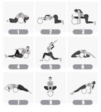 Cork Yoga Wheel with Mandala Design – Balance & Flexibility Support