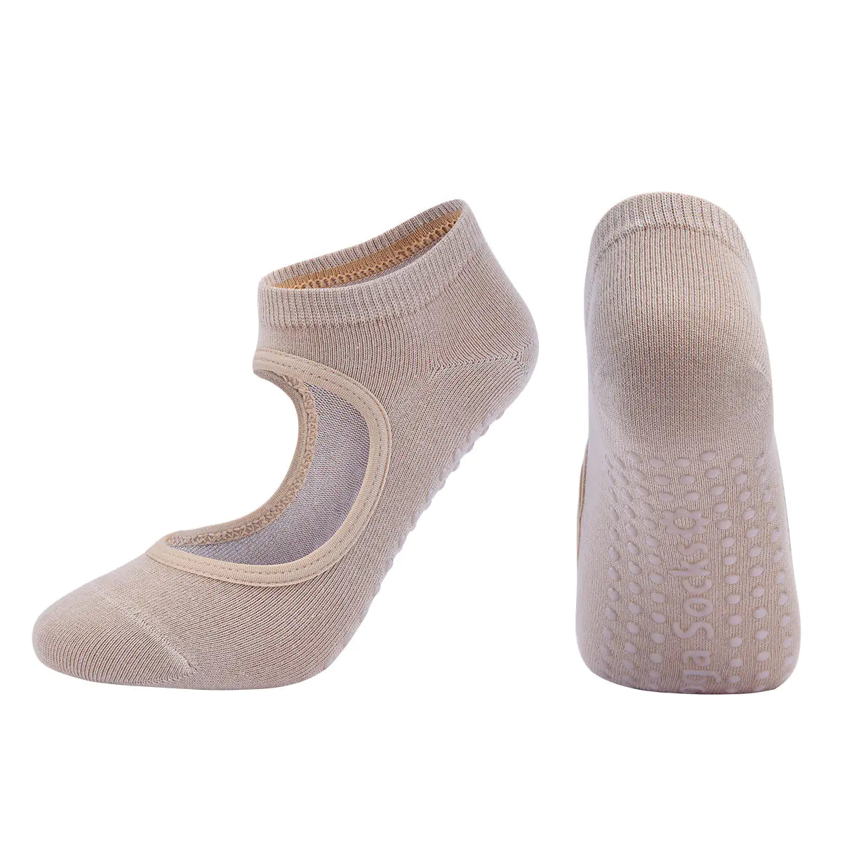 Low Cut FlexiGrip Yoga and Dance Socks – Non-Slip Closed-Toe Comfort