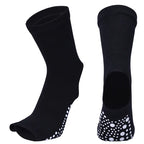 Mid Crew Stylish Non-Slip Yoga Socks for Women – Open Heel Split-Toe Design