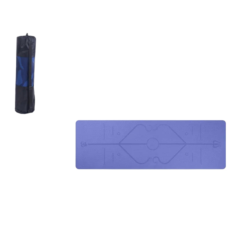 Eco-friendly yoga mat with carry bag
Non-slip yoga mat used on hardwood floor