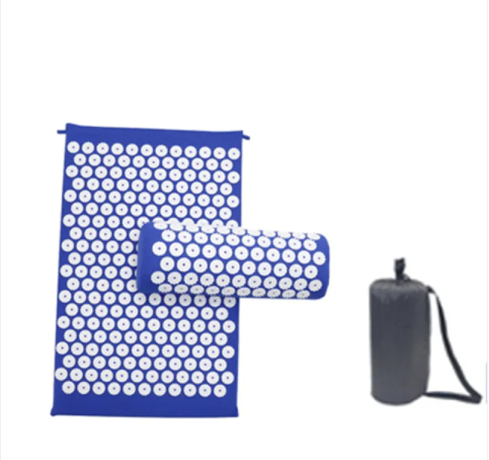 Acupressure Mat & Pillow Set with Carry Bag – Stress & Pain Relief