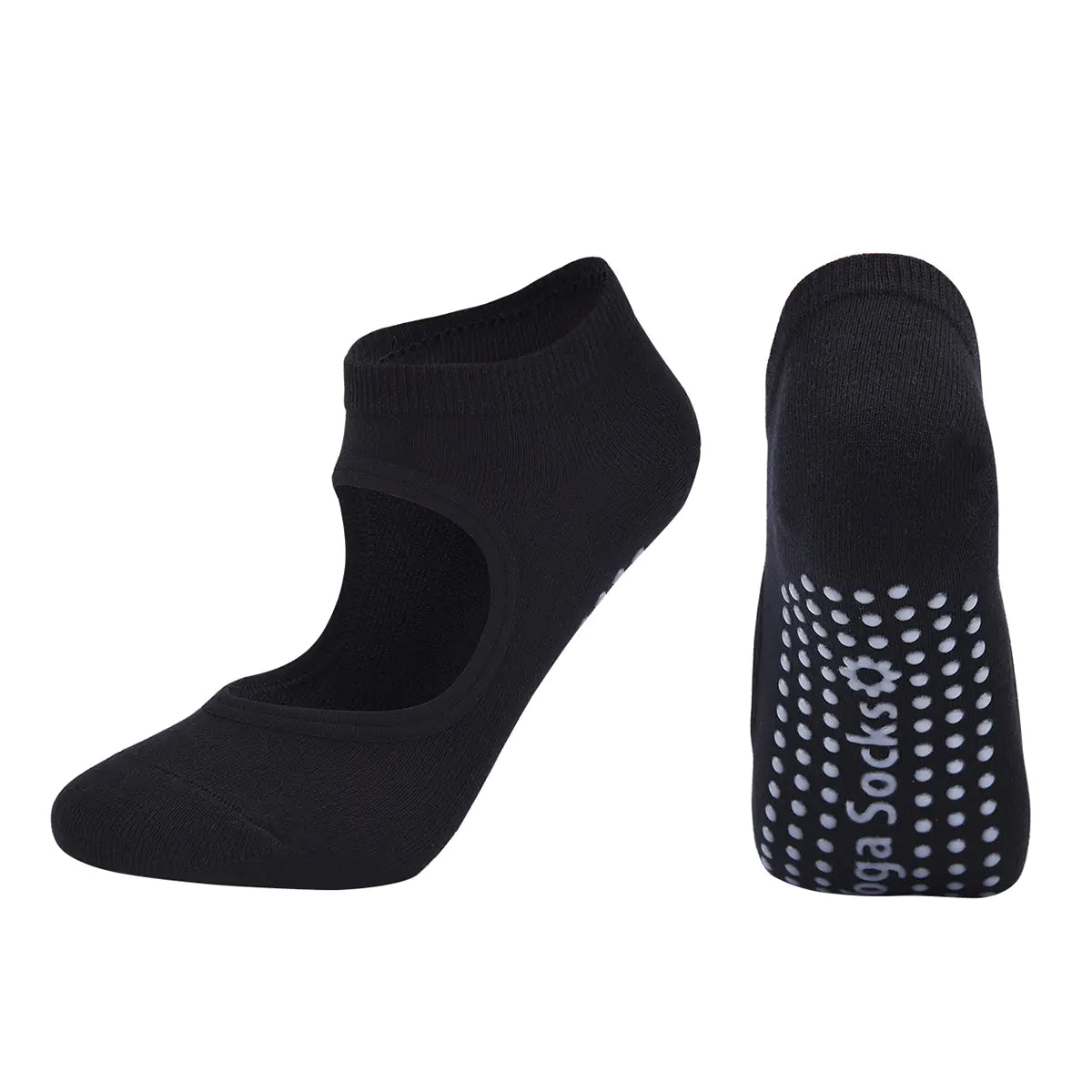 Low Cut FlexiGrip Yoga and Dance Socks – Non-Slip Closed-Toe Comfort