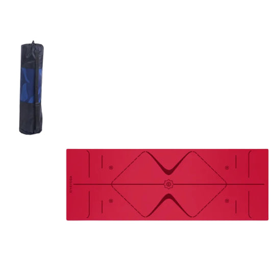 Eco-friendly yoga mat with carry bag
Non-slip yoga mat used on hardwood floor