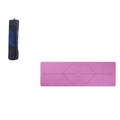 Eco-friendly yoga mat with carry bag
Non-slip yoga mat used on hardwood floor