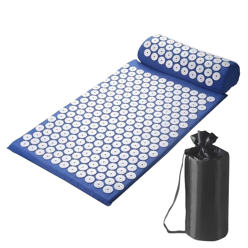 Acupressure Mat & Pillow Set with Carry Bag – Stress & Pain Relief